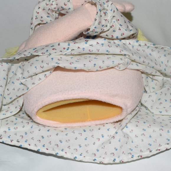 Vintage Ventriloquist Yellow Hair Girl Plush Puppet - Picture 3 of 3